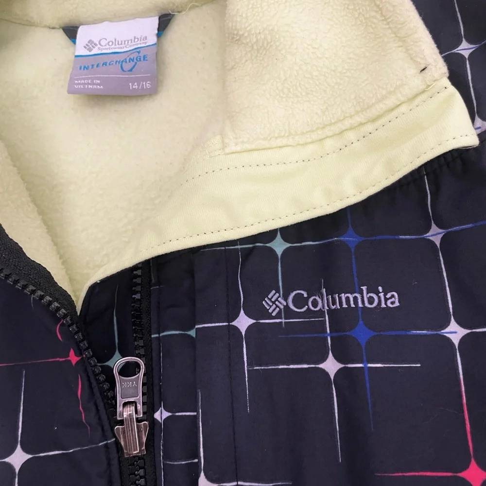 Columbia heavy Fleece Jacket girl 14-16